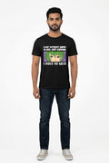 A Day Without Anime Black Tee
