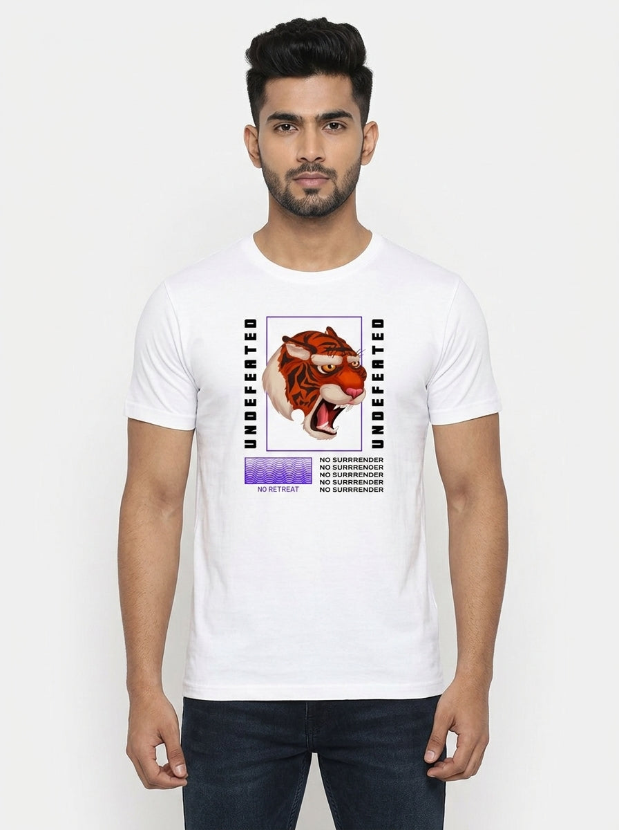Surrrender Graphic Printed White Tshirt