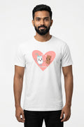 Milk And Cookie Graphic Printed White Tshirt