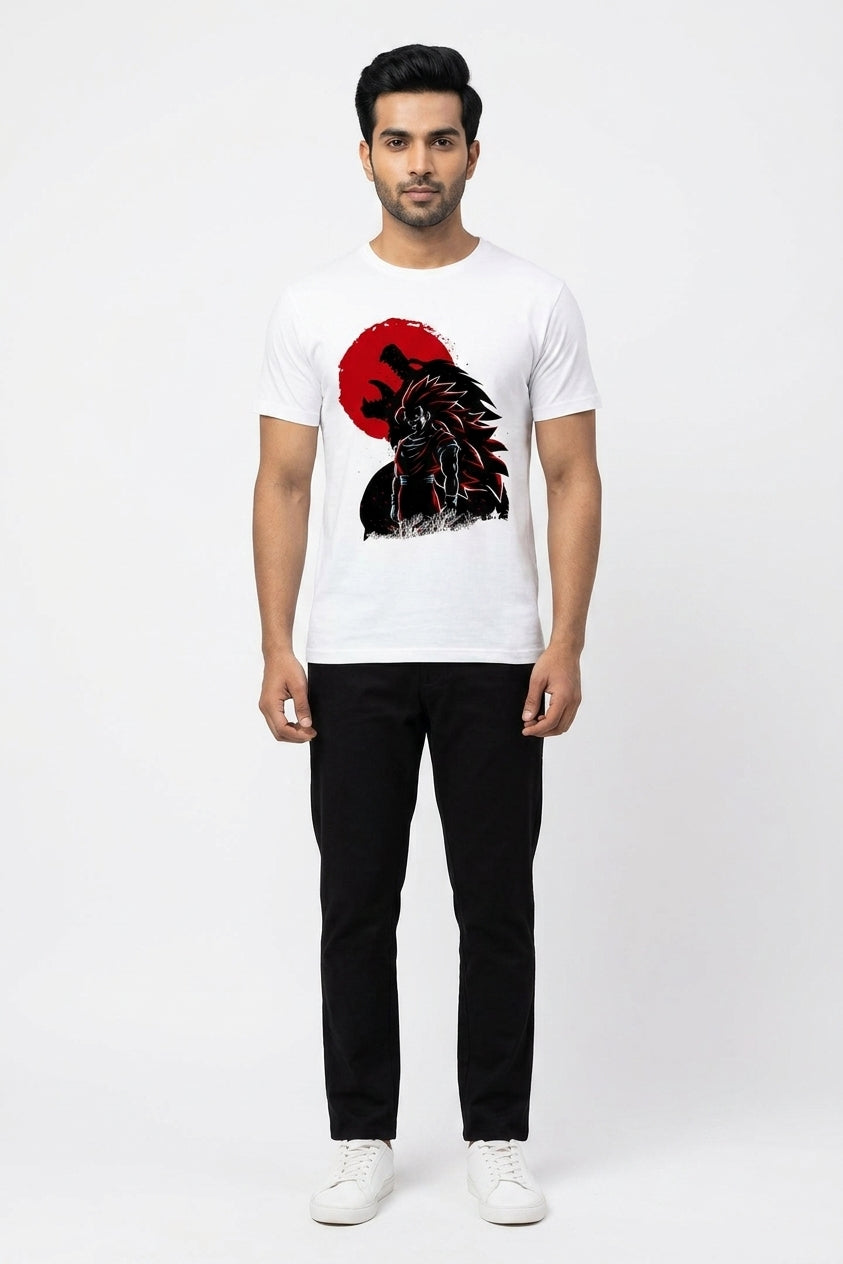 Super Saiyan White Tee
