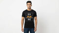 Explore Graphic Printed Black Tshirt