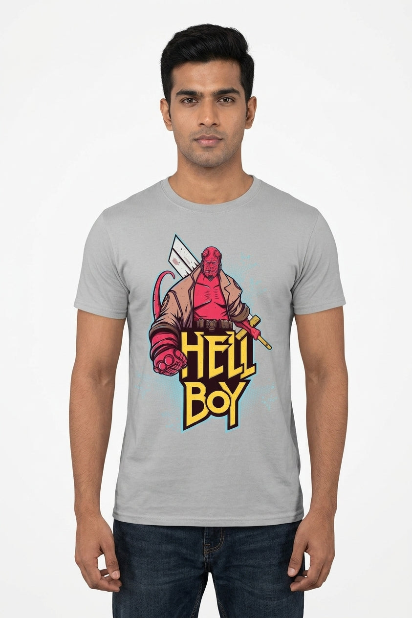 Hell Boy Grey Tee