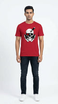 Dirty Pirate Graphic Printed Red Tshirt