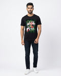 Wild and Free Graphic T-Shirt Black Color