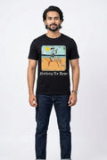 Nothing To Hype Graphic Printed Black Tshirt