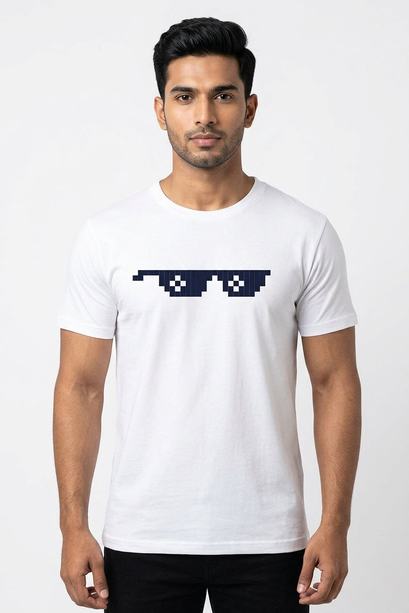 Thug Life Graphic Printed White Tshirt