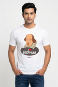 I Love Shakespeare - Quirky Graphic White TShirt