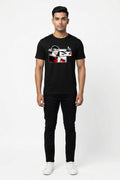 Red Eye Samurai Black Tee