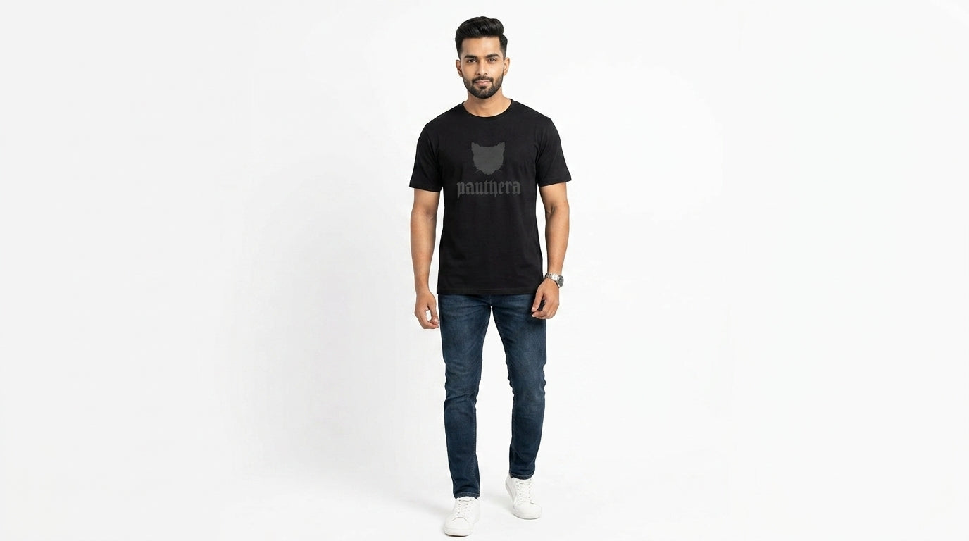 Panthera All Black Limited Edition Black Tshirt