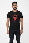 Punk Dracula Graphic Printed Black Tshirt