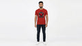 Hard Core Fear Nothing - Dare Red T-Shirt Printed