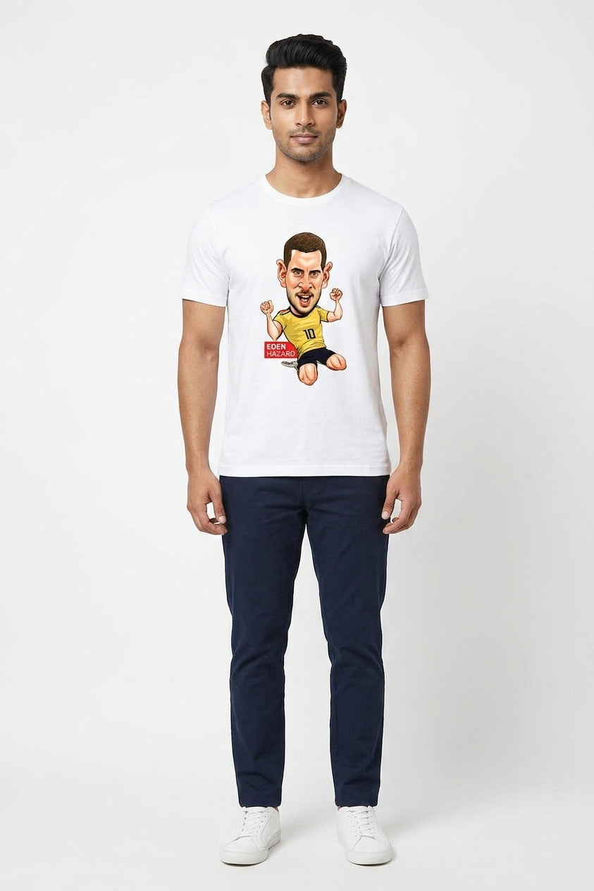 Eden Hazard - Belgian midfielder for Real Madrid Fan Tee Casual