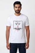 I love West Bengal - Styched in India Graphic T-Shirt White Color
