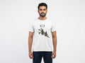 Sleepy Panda Graphic Printed White Tshirt