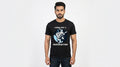 Living Like a Rockstar Graphic Printed Black Tshirt
