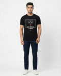 I love West Bengal - Styched in India Graphic T-Shirt Black Color