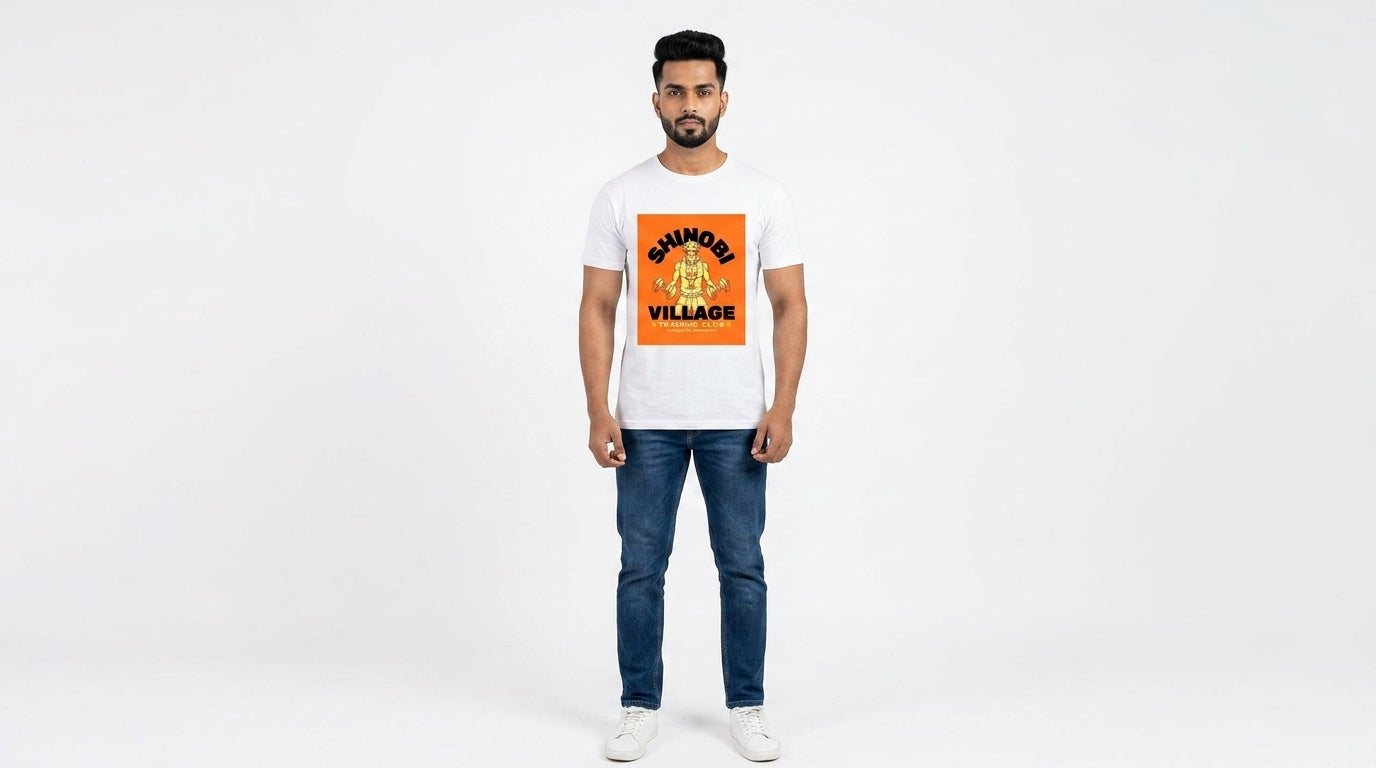 Shinobi Village White Tee