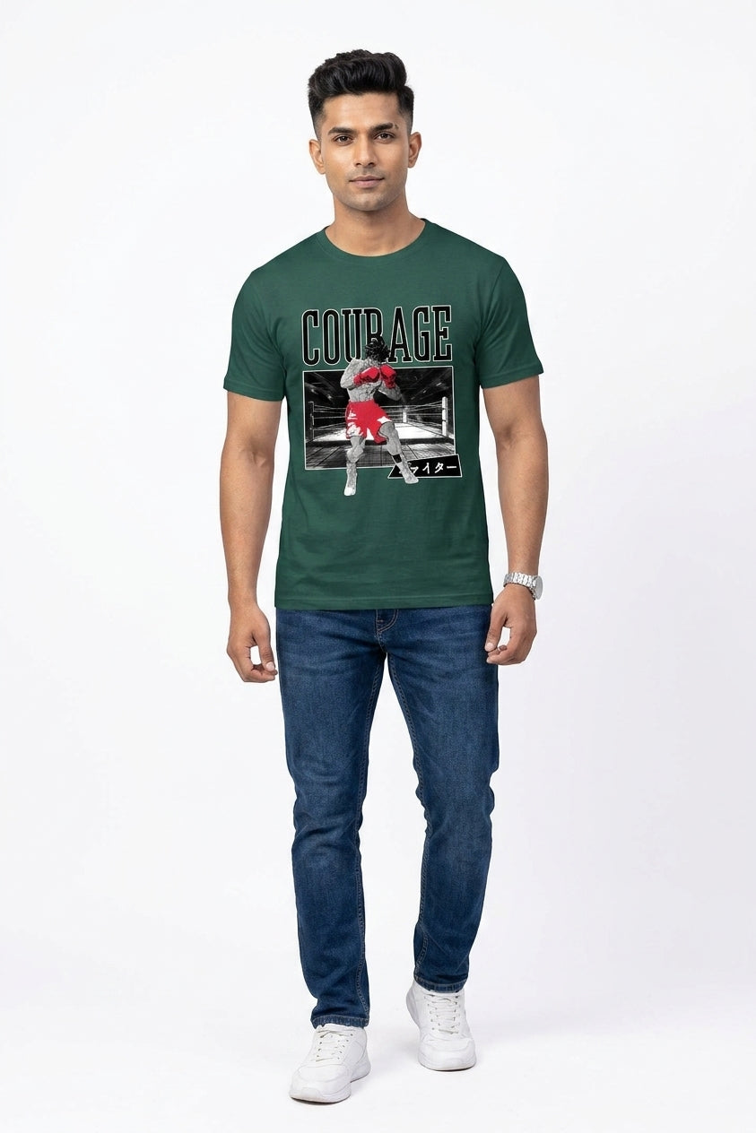 Courage Green Tee