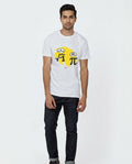 Be Rational. Get Real - Quirky Graphic T-Shirt White Color