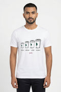 Small to Monday Coffee - Graphic T-Shirt White Color
