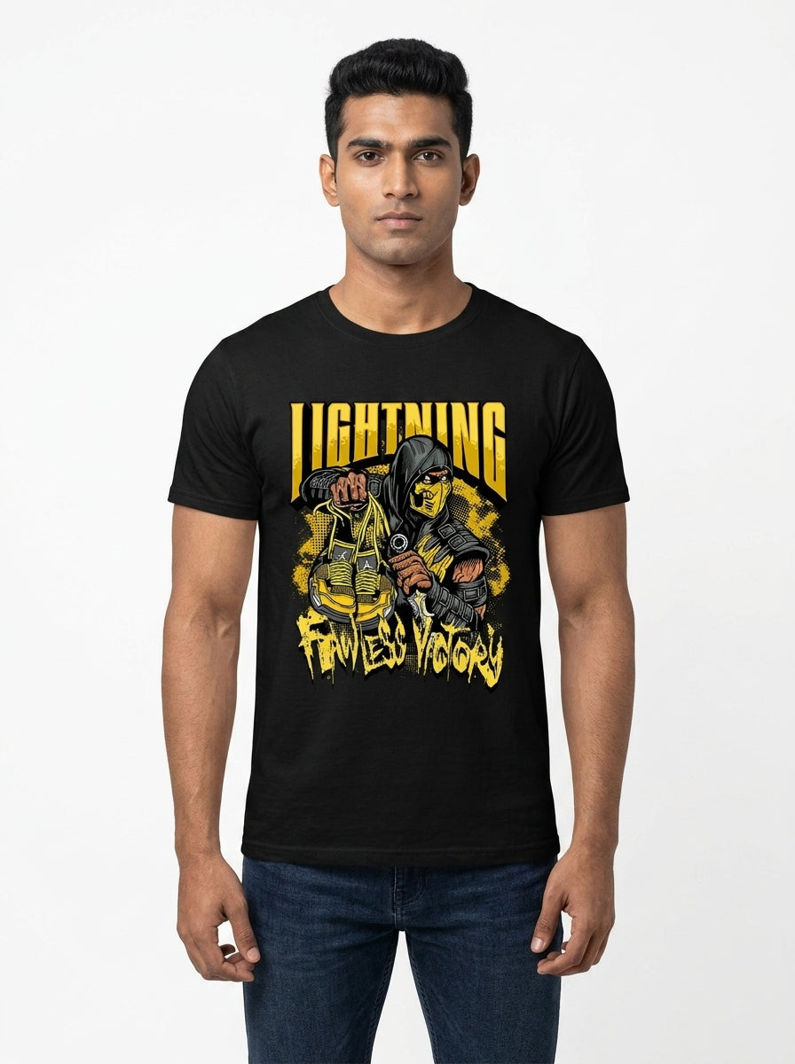 Lightning Black Tee