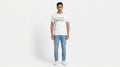 Rainbow Trance Graphic Printed White Tshirt