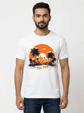 Sail Puio Graphic Printed White Tshirt