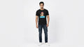 Boom Graphic Printed Black Tshirt