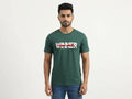 Winner Finish - The stuff of champions! Green round neck Tshirt