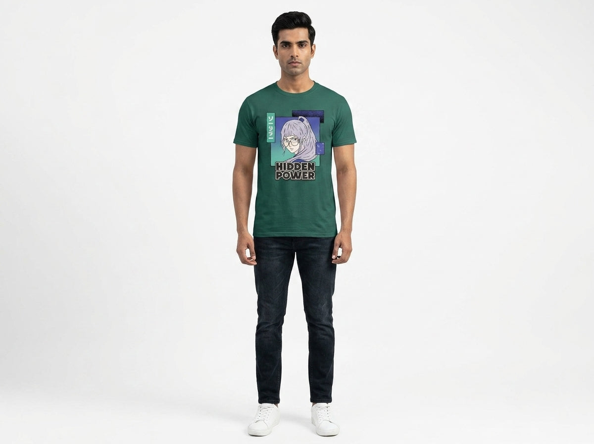 Hidden Power Green Tee