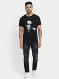 Imposter - Quirky Graphic T-Shirt Black Color