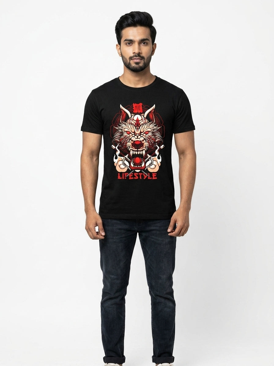 Manga Lifestyle Black Tee