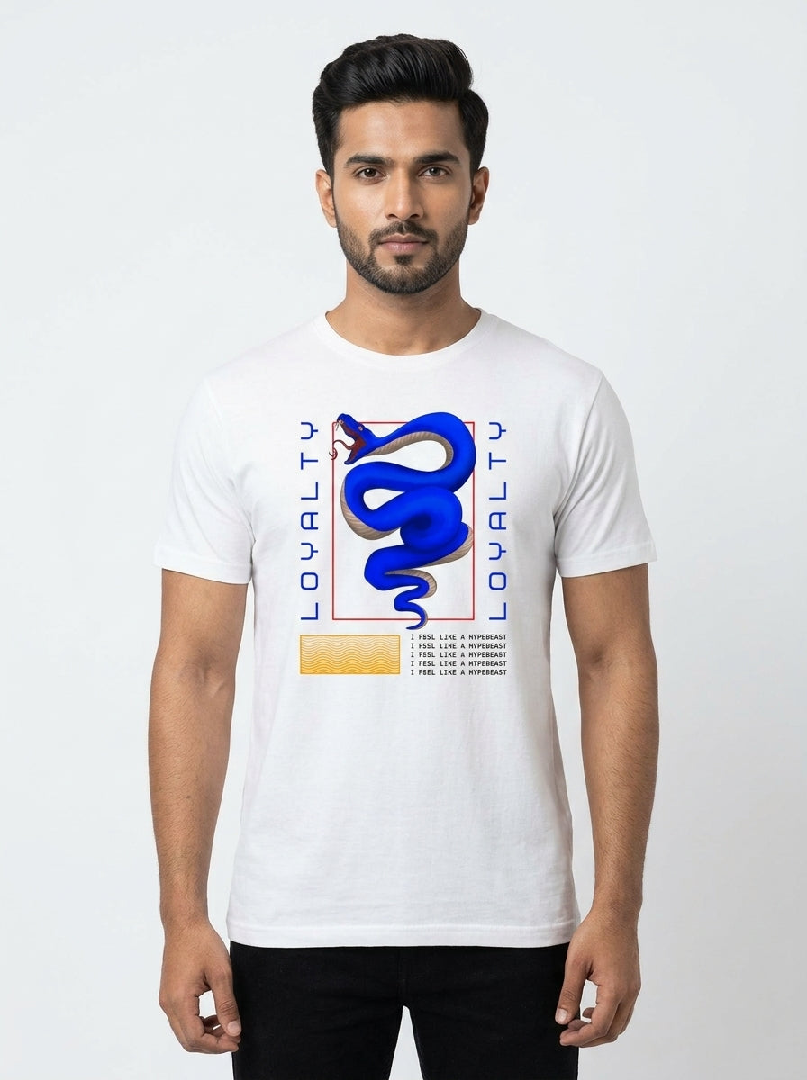 Hypebeast Graphic Printed White Tshirt