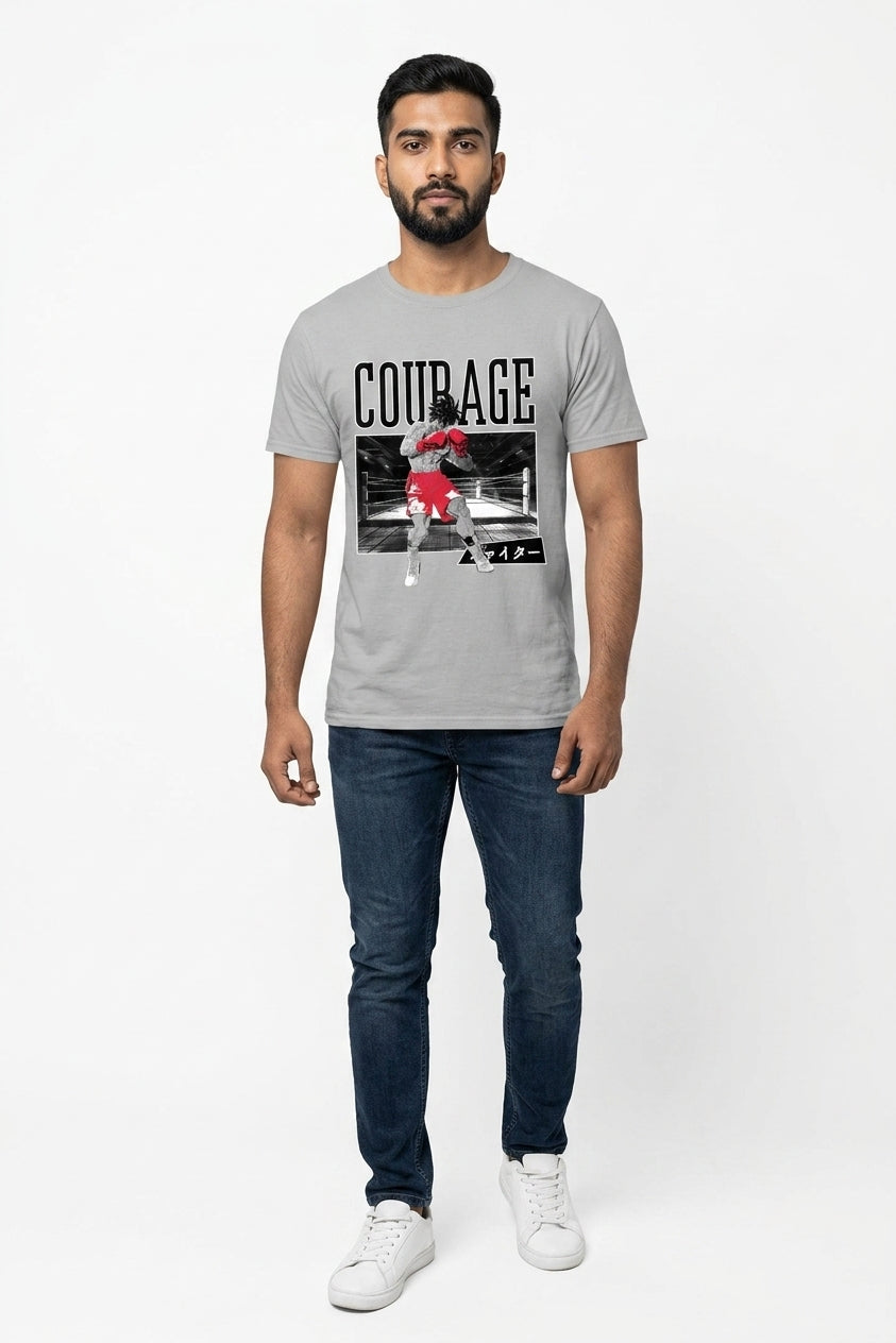 Courage Grey Tee