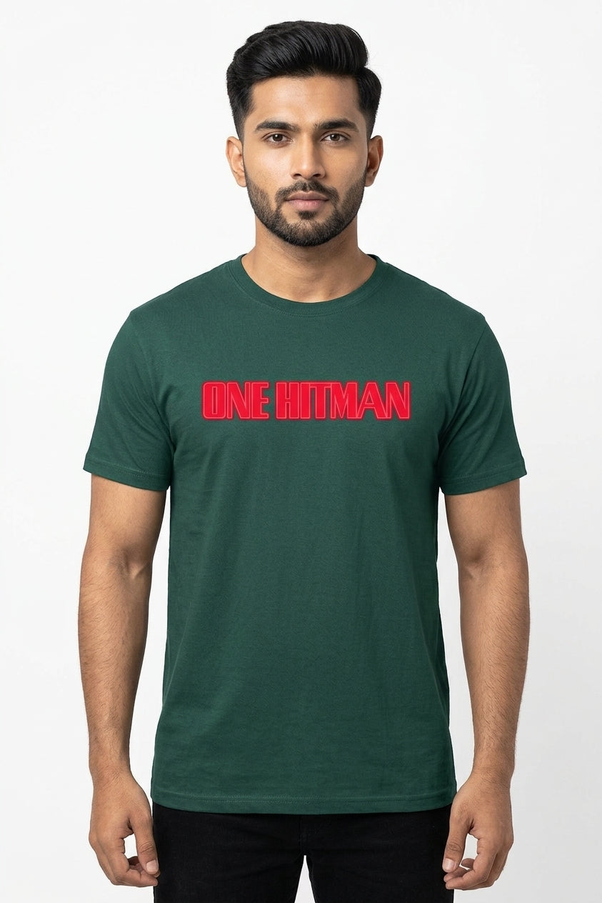 One Hitman Green Tee