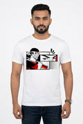 Red Eye Samurai White Tee