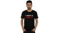 I need a break - using a line break tag BR - Casual Black tee