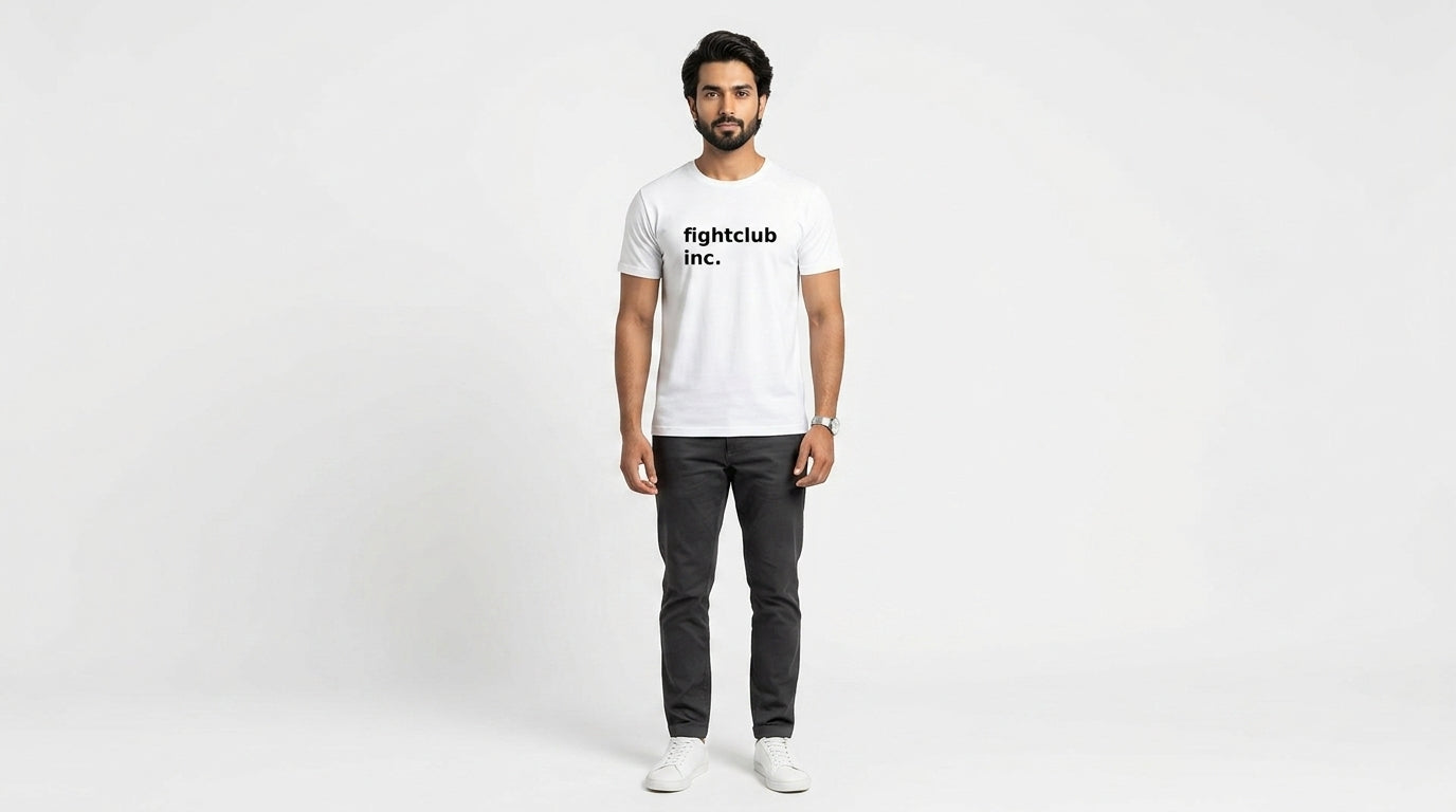 Fightclub Inc Printed White Tshirt