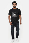 I love Rajasthan - Styched in India Graphic T-Shirt Black Color