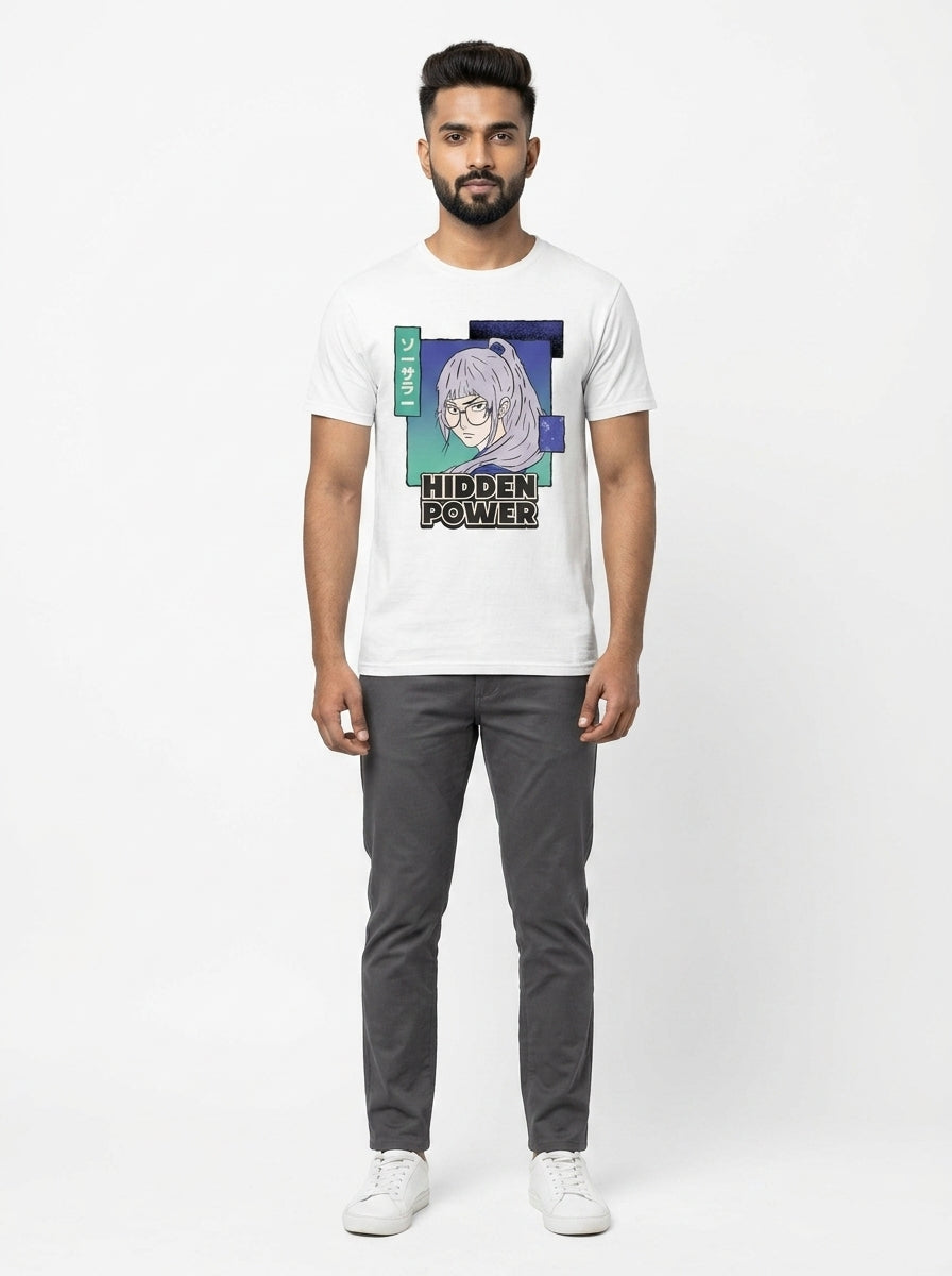 Hidden Power White Tee