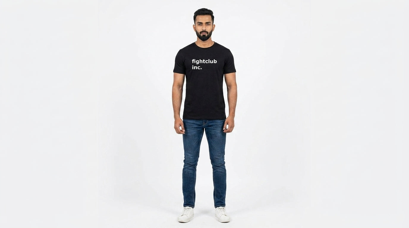 Fightclub Inc Printed Black Tshirt
