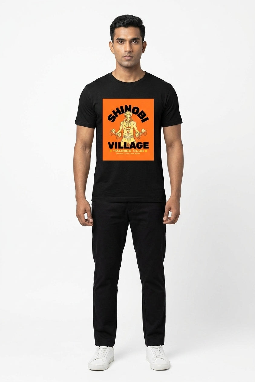 Shinobi Village Black Tee
