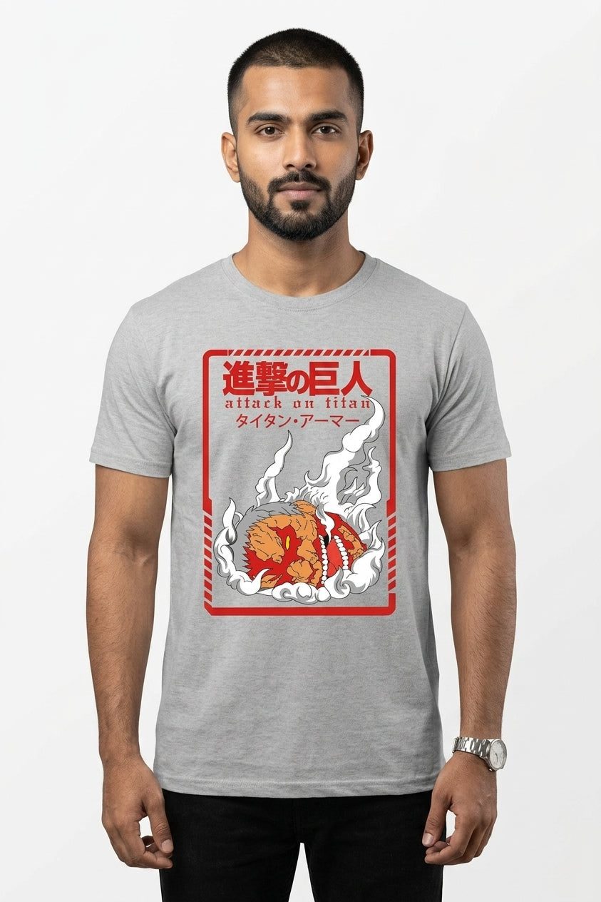 Attack On Titan Grey Tee