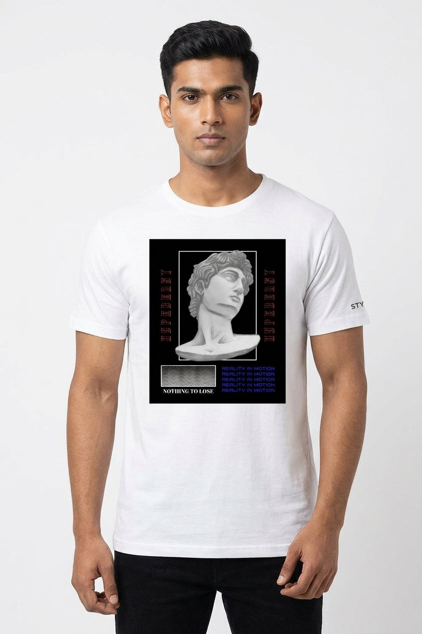 Alexander Internet Culture Graphic Printed White Tshirt
