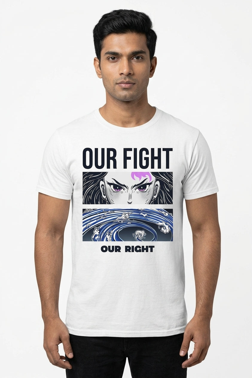Our Fight White Tee
