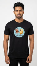 Best Buddies Graphic Printed Black Tshirt