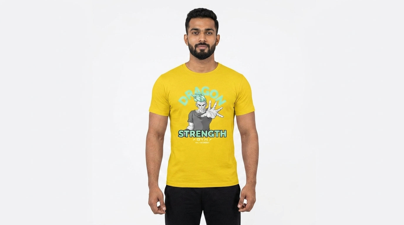 Dragon Strength Yellow Tee