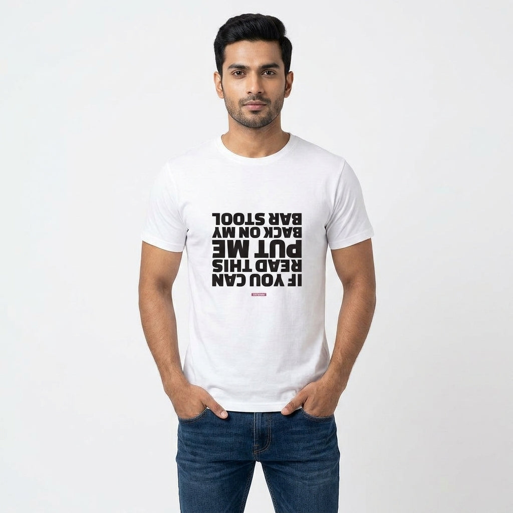 If you can read this - Graphic T-Shirt White Color