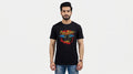 Free Riders - Biker Gang Retro Printed Black Tee