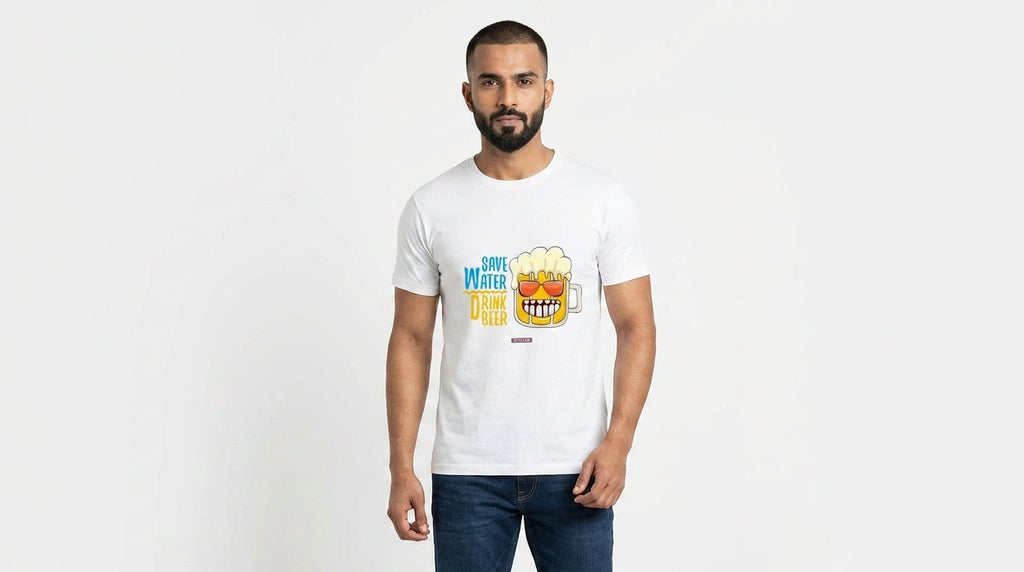 Save Water, Drink Beer - Funny Graphic TShirt